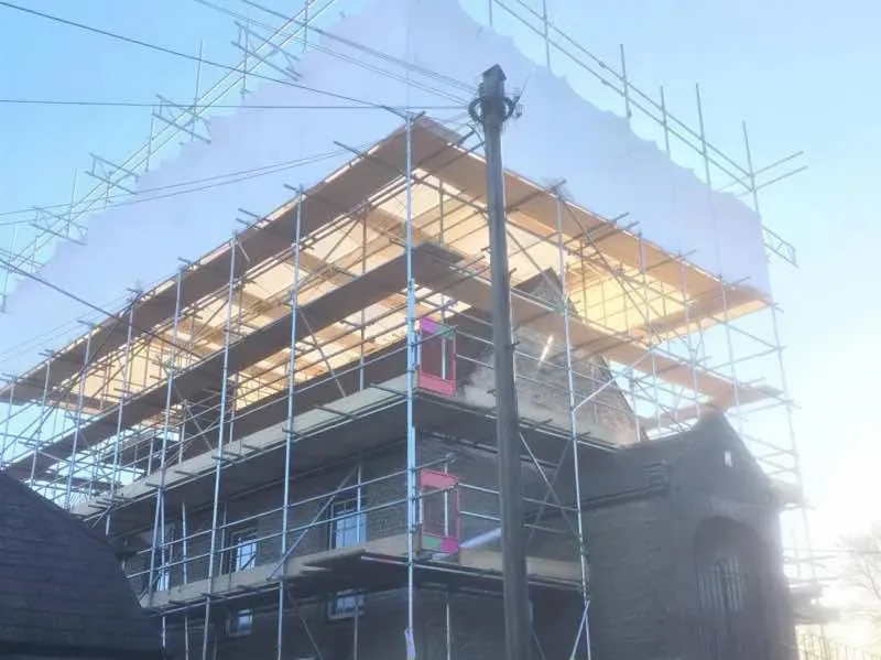 Temporary Roofing — scaffolding services in South Wales