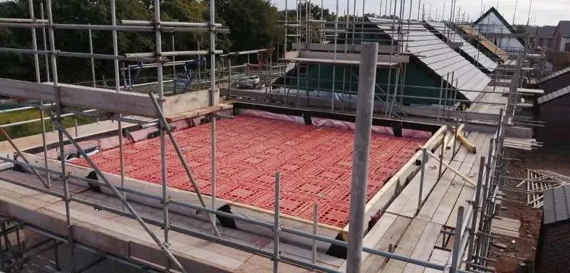 Trust Scaffolding new build scaffolding Bridgend Persimmon Homes