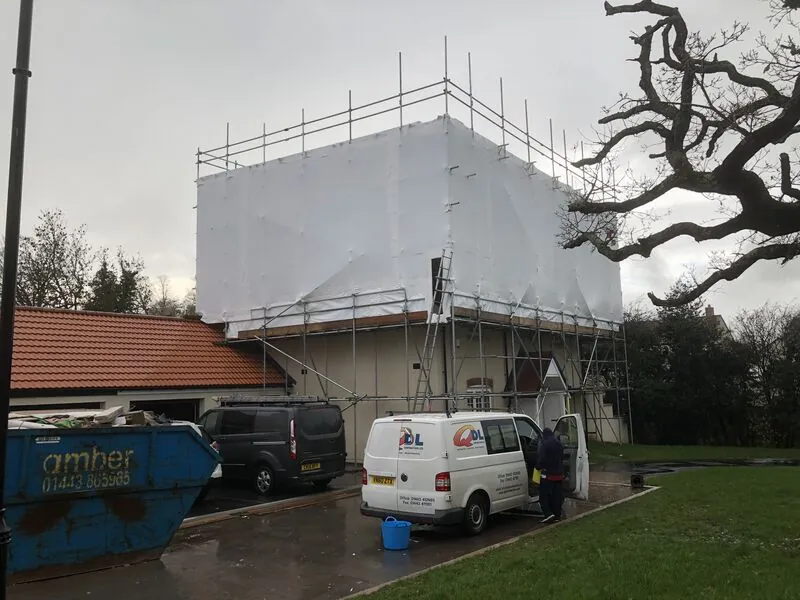 Temporary Roofing — scaffolding services in South Wales