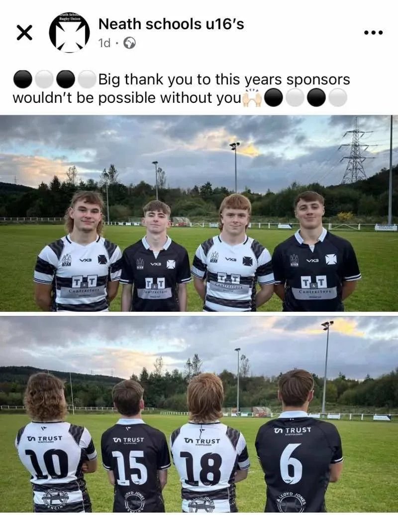 Trust Scaffolding Charity and Sponsors in Neath