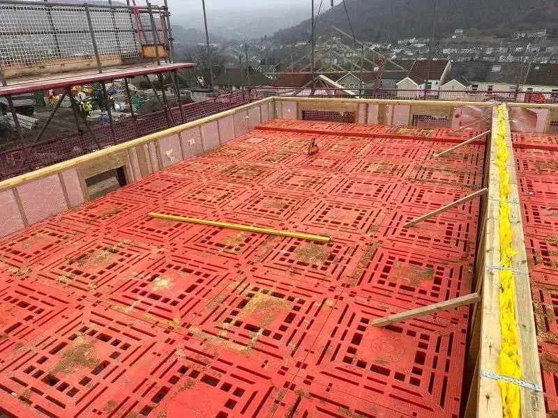 T-Deck safety decking installation in Caerphilly